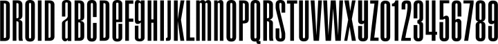 Droid Regular free font